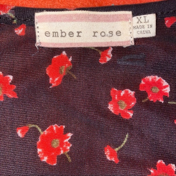 Like new Ember rose mesh see through top - Picture 2 of 6